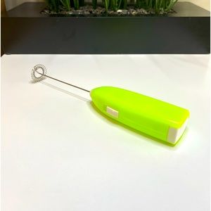 💥NEW💥Coffee frother milk eggs cappuccino café latte frothy mixer green battery